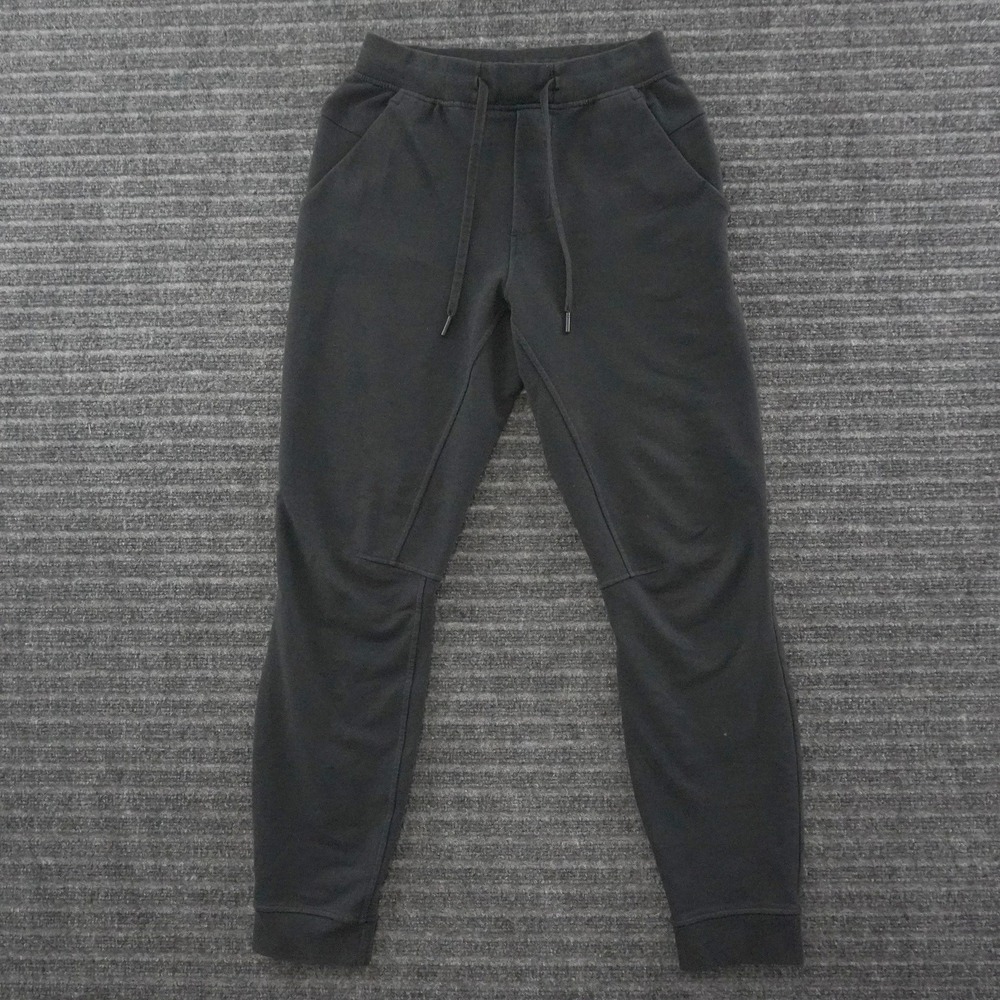 Lululemon City Sweat Joggers Mens XS Black Tapered French Terry Athletic Pants